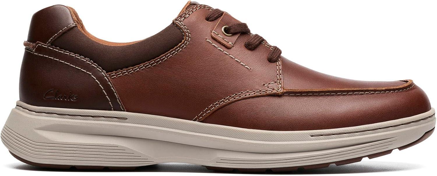imageClarks Mens Craftwell Moc SneakerDark Tan Leather