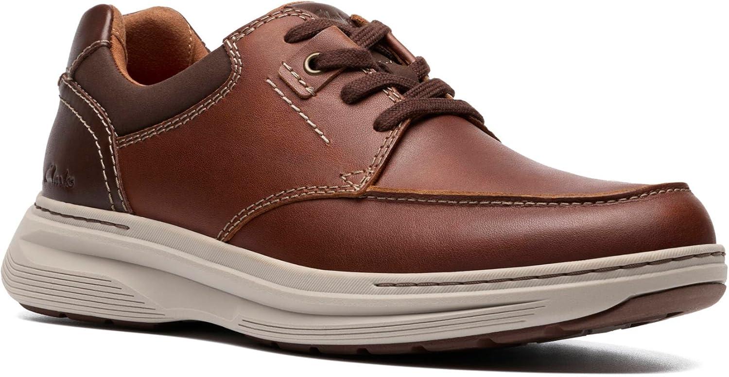 imageClarks Mens Craftwell Moc SneakerDark Tan Leather
