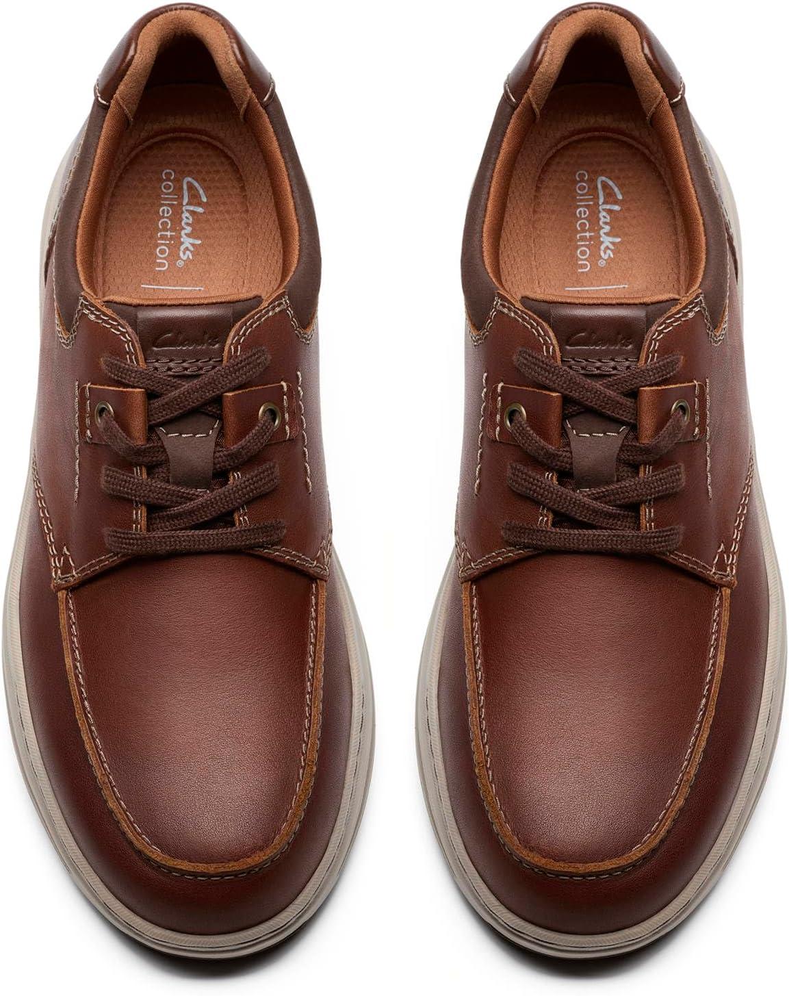 imageClarks Mens Craftwell Moc SneakerDark Tan Leather