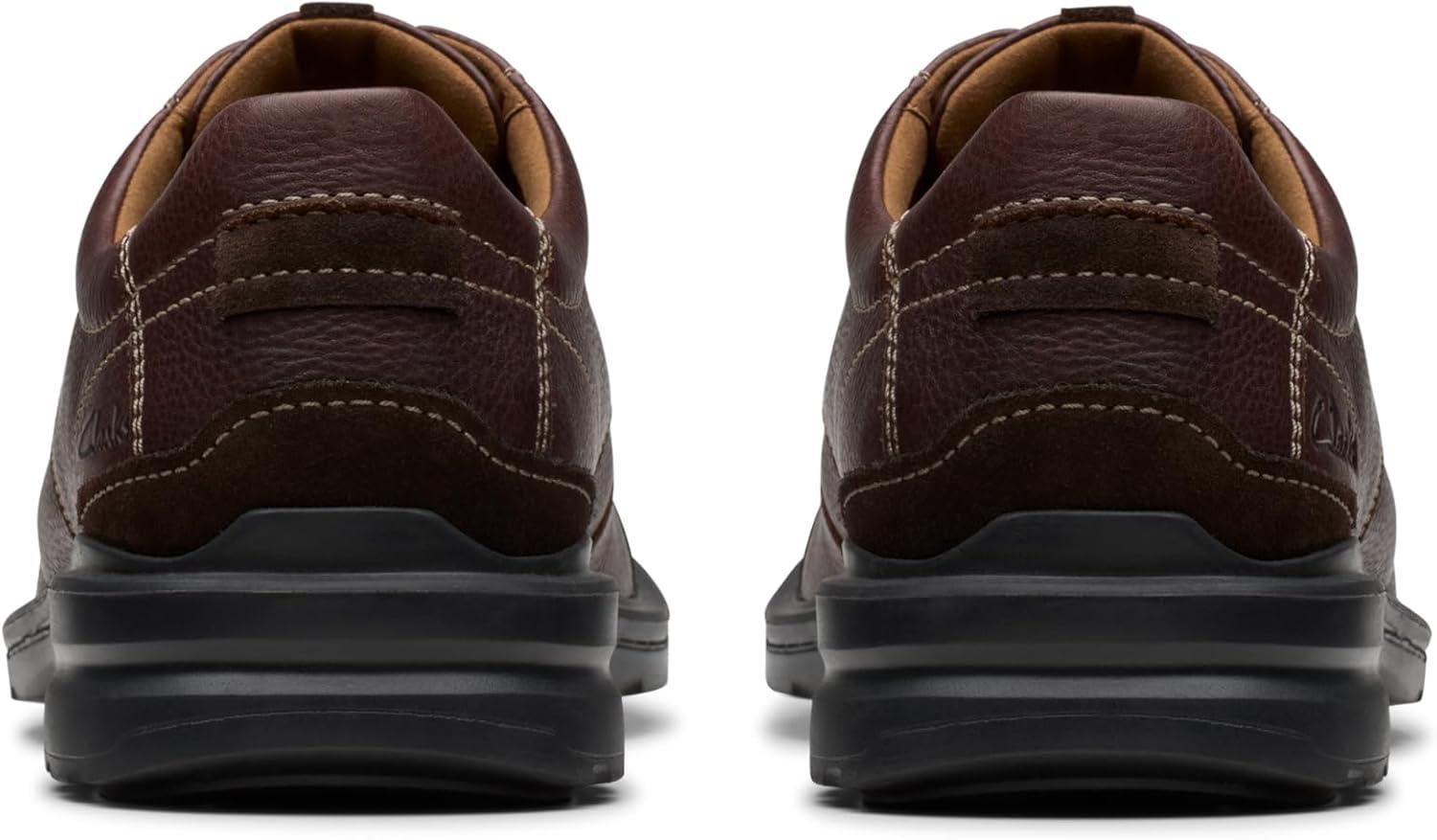 imageClarks Mens Gessler Cap OxfordBrown Tumbled Leather