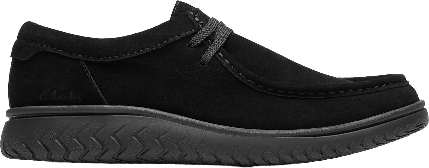 imageClarks Mens RelaxLite Low Boat ShoeBlack Suede