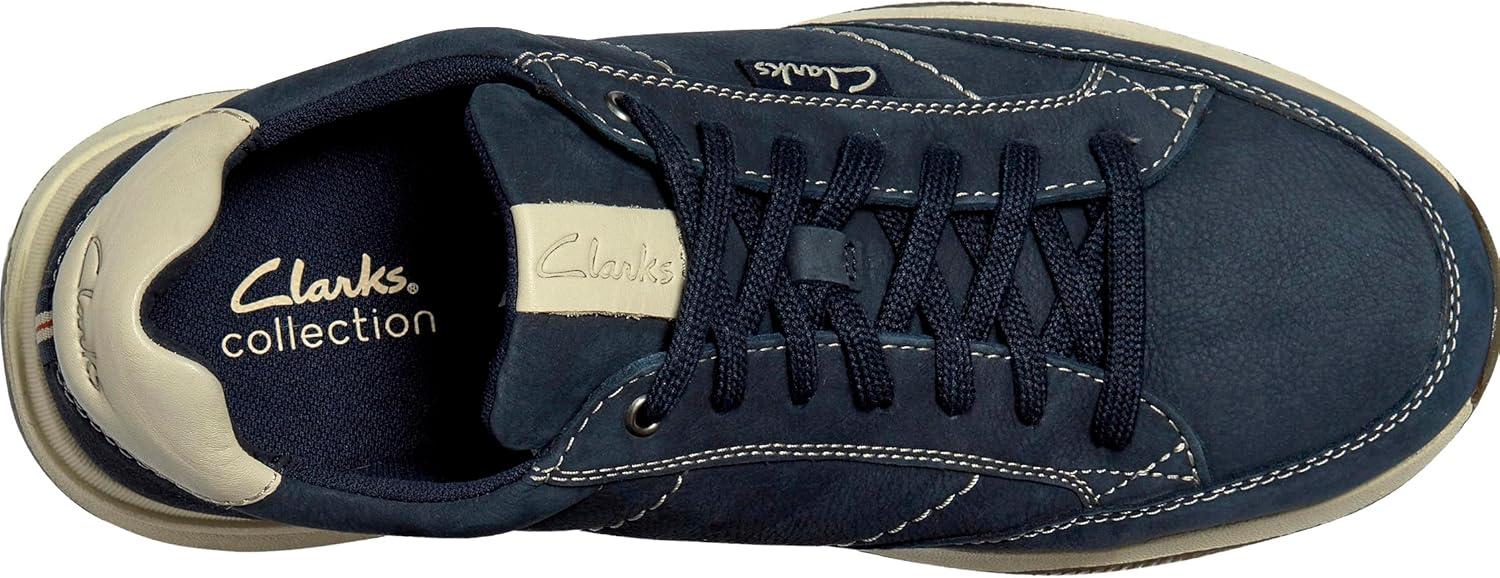 imageClarks Mens Townview Lace SneakerNavy Nubuck