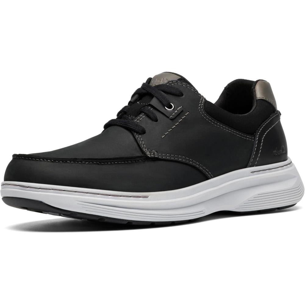 imageClarks Mens Craftwell Moc SneakerBlack Leather