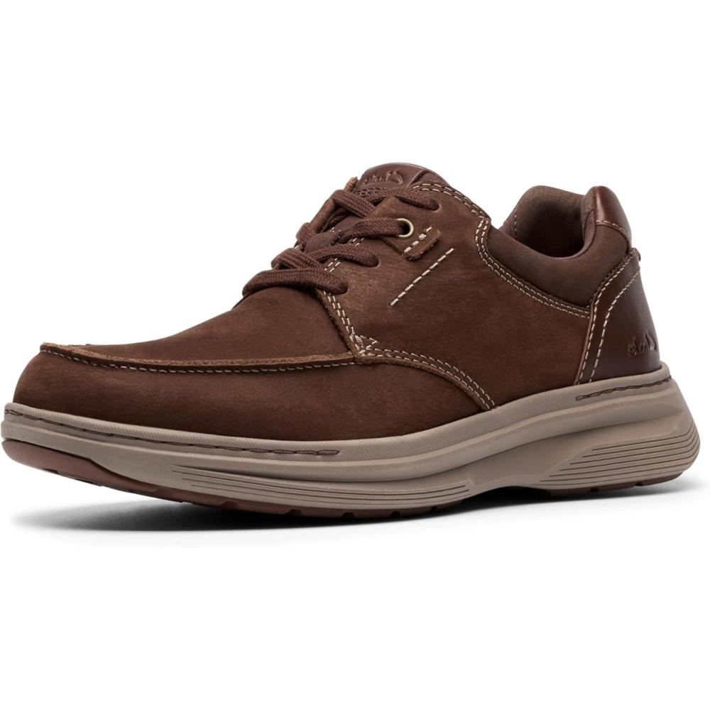 imageClarks Mens Craftwell Moc SneakerDark Brown Nub