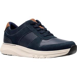Clarks Men’s Motion Trek Go Sneaker(Navy Combi)