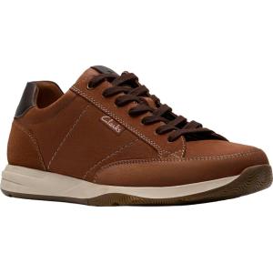 Clarks Men’s Townview Lace Sneaker(Tan Leather)