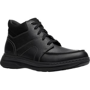 Clarks Mens Craftwell Mid(Black Tumbled Leather)