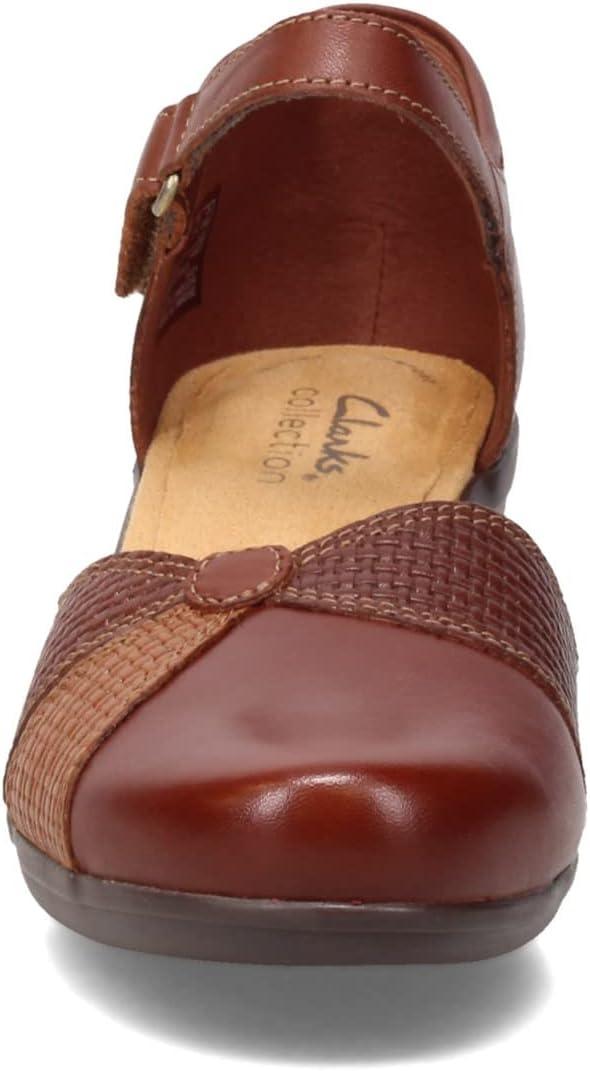 imageClarks Womens Emily Rae PumpsDark Tan Combi