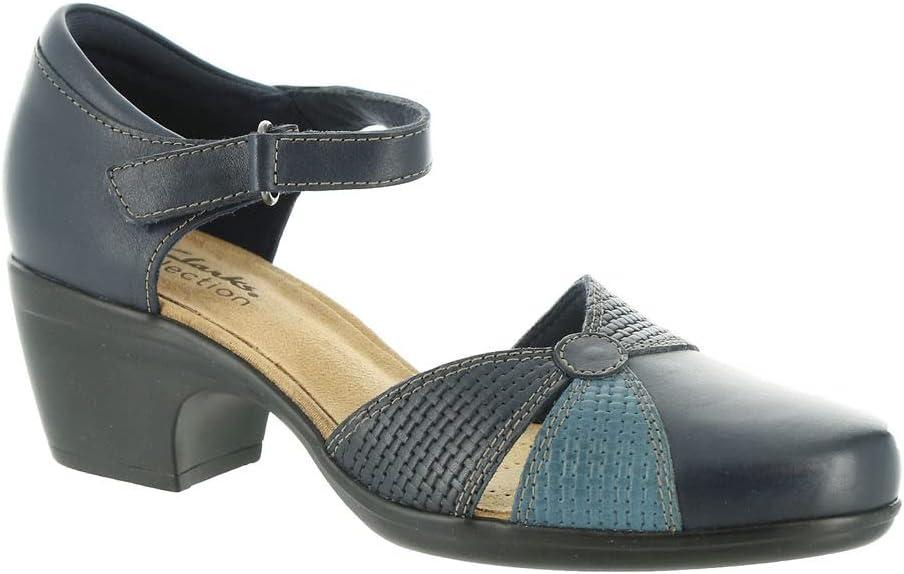 imageClarks Womens Emily Rae PumpsNavy Combi