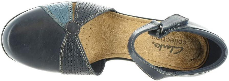 imageClarks Womens Emily Rae PumpsNavy Combi