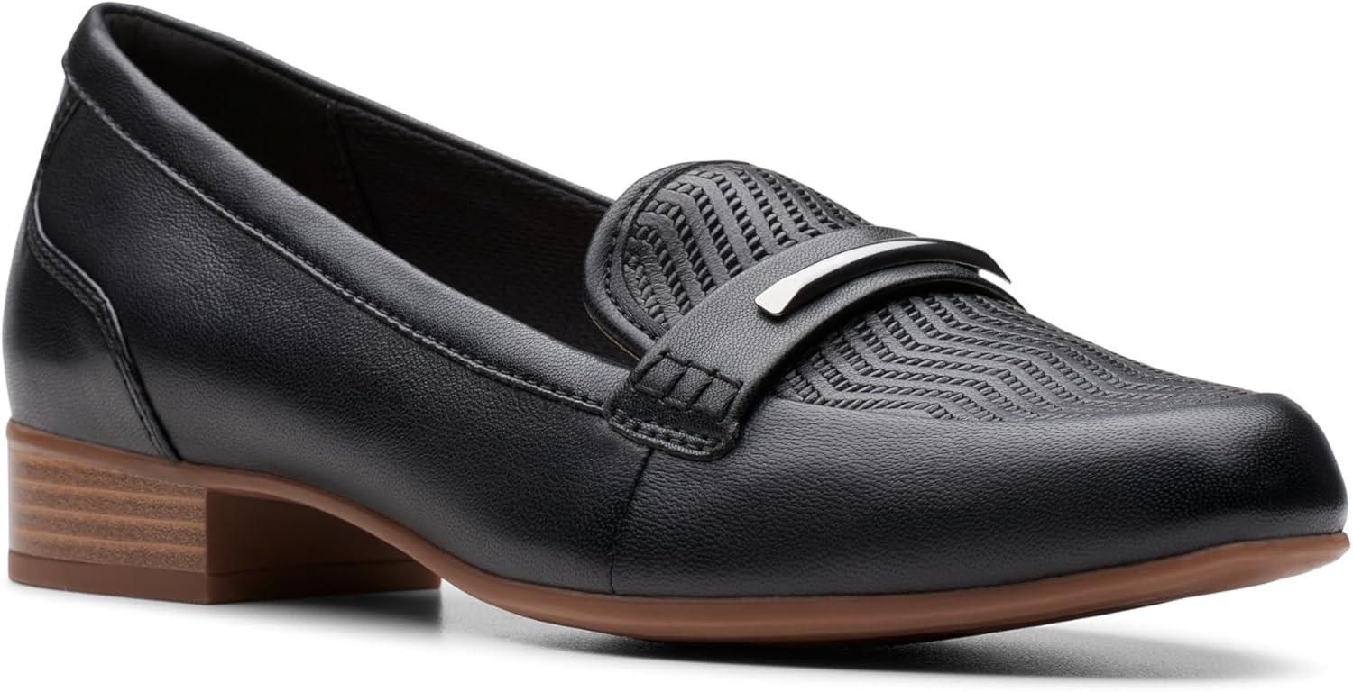 imageClarks Womens Juliet Aster LoafersBlack Leather