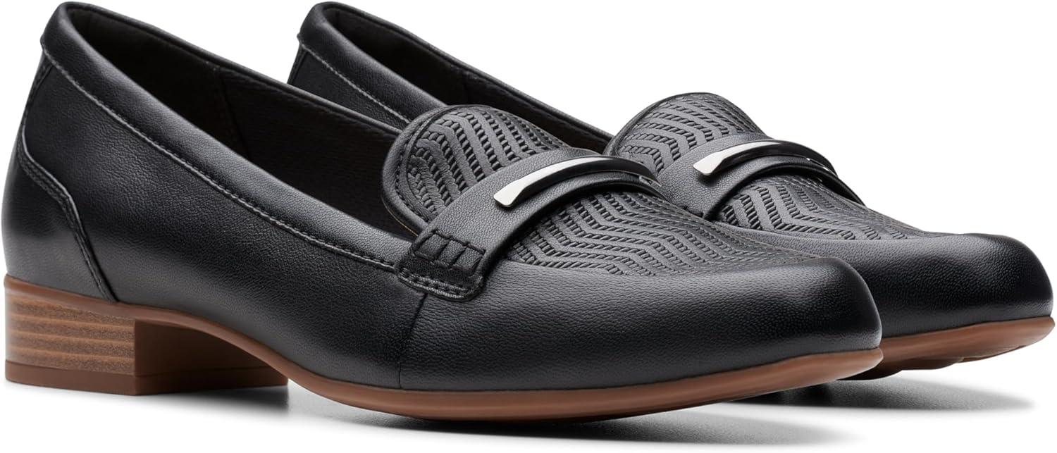 imageClarks Womens Juliet Aster LoafersBlack Leather