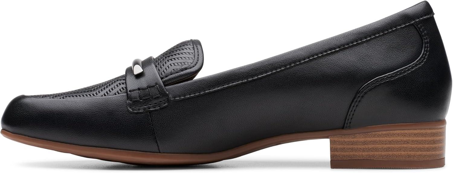 imageClarks Womens Juliet Aster LoafersBlack Leather