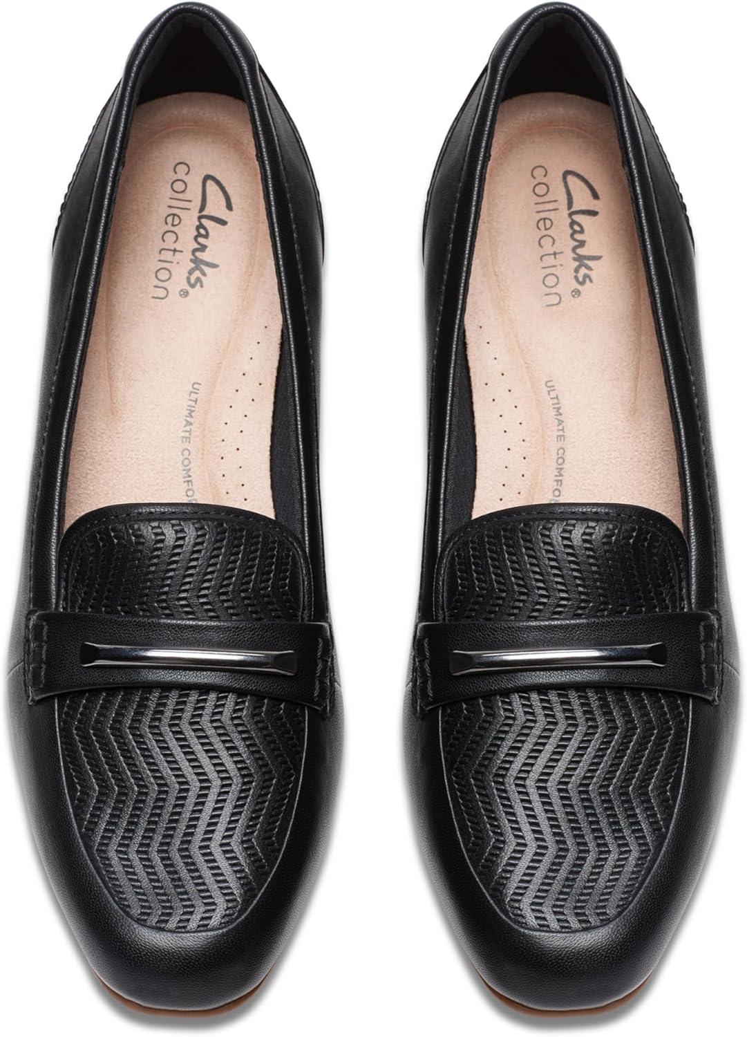 imageClarks Womens Juliet Aster LoafersBlack Leather