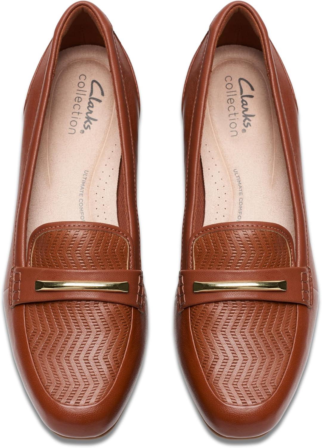 imageClarks Womens Juliet Aster LoafersCinnamon Leather