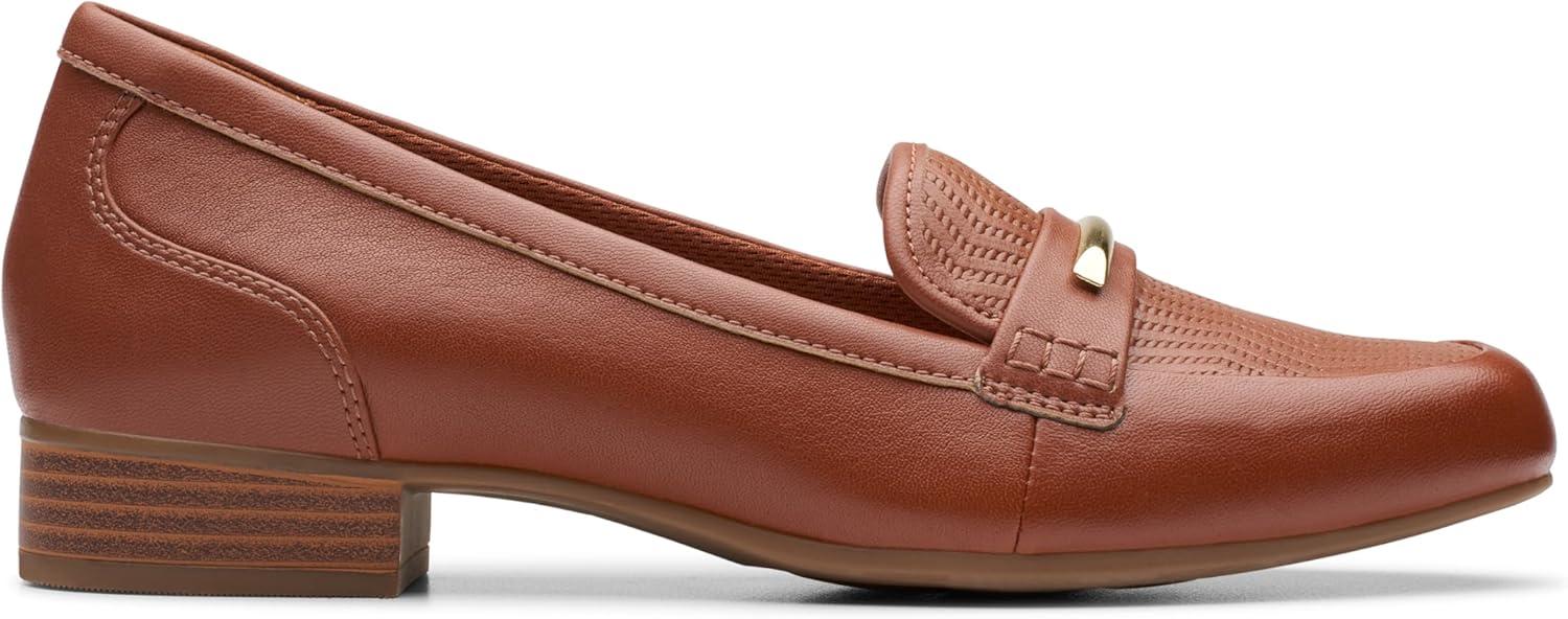 imageClarks Womens Juliet Aster LoafersCinnamon Leather