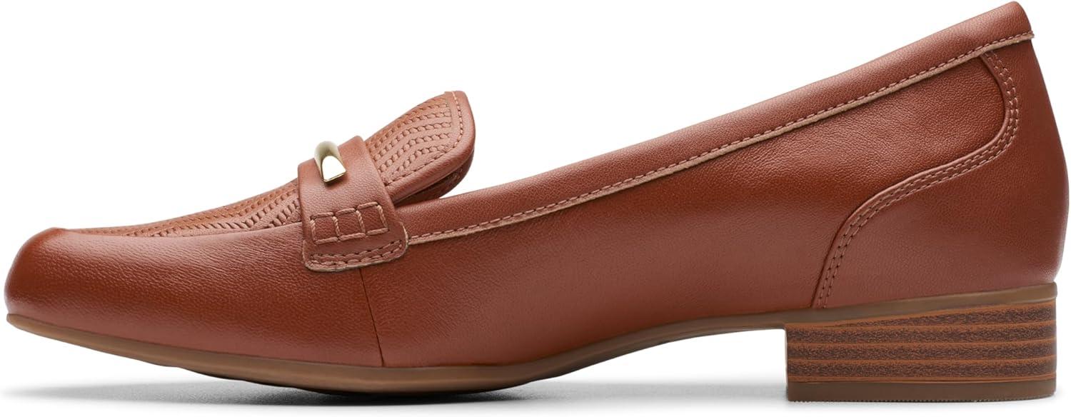 imageClarks Womens Juliet Aster LoafersCinnamon Leather