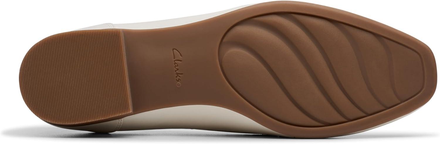 imageClarks Womens Juliet Aster LoafersOff White Leather