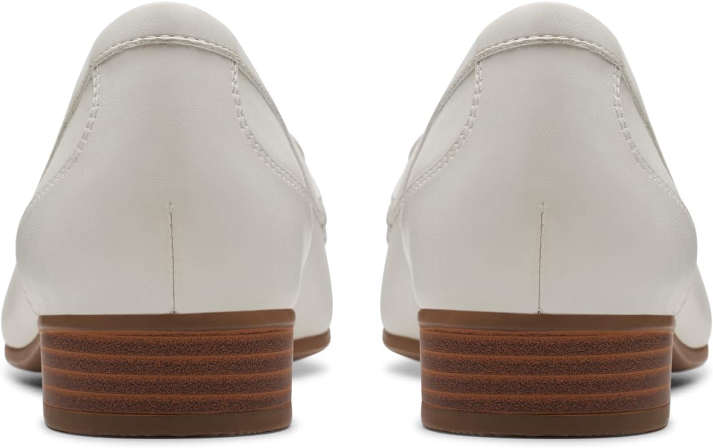 imageClarks Womens Juliet Aster LoafersOff White Leather