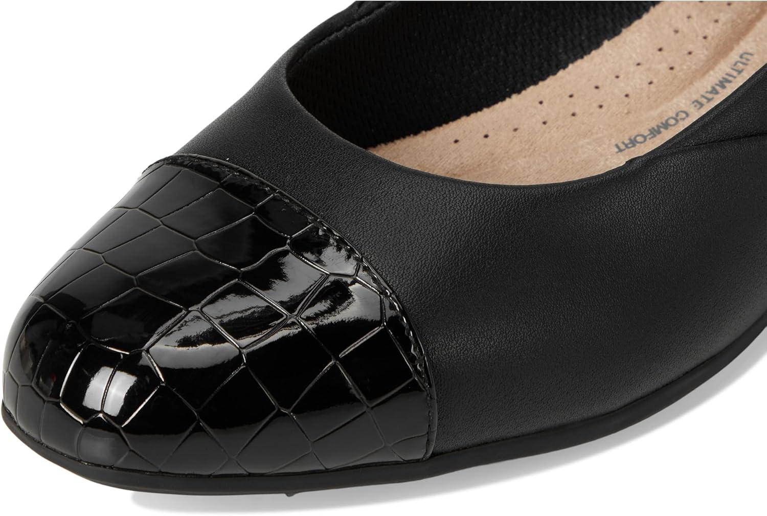 imageClarks Womens Juliet RiseBlack Leather
