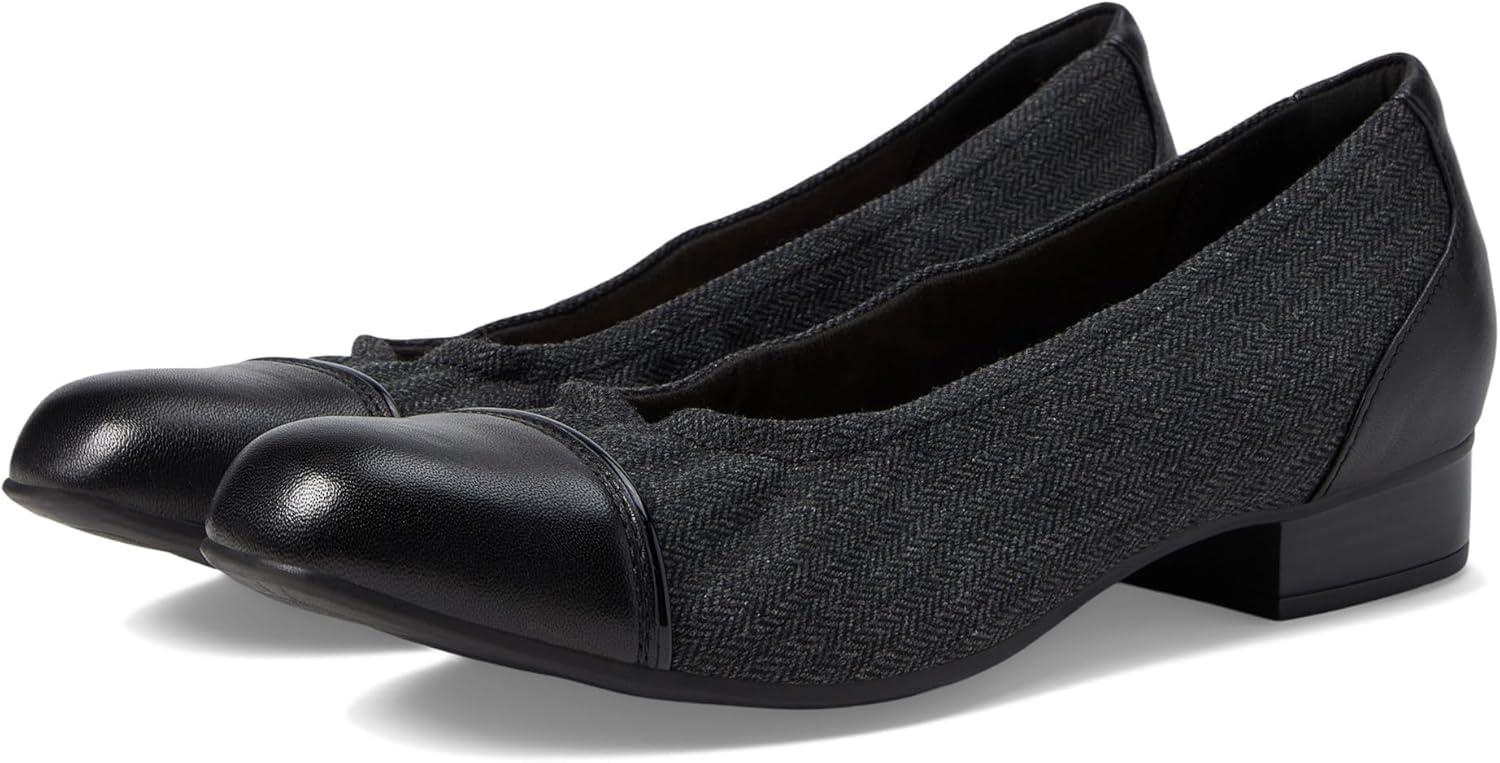 imageClarks Womens Juliet StepBlack Tweed Combi