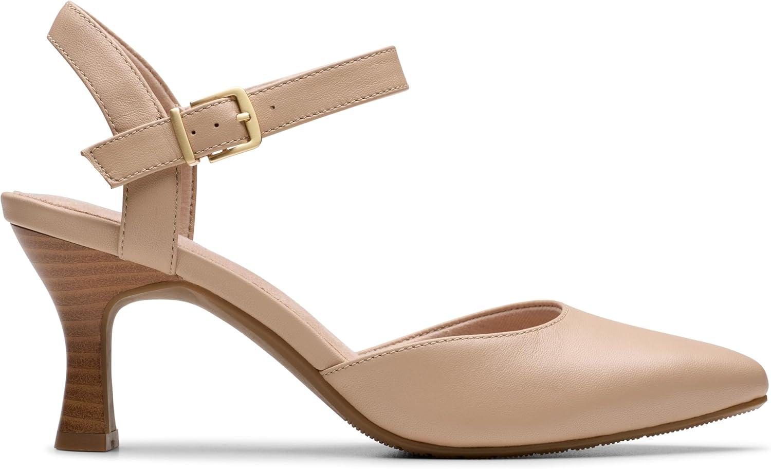 imageClarks Womens Kataleyna Cora PumpBeige Leather
