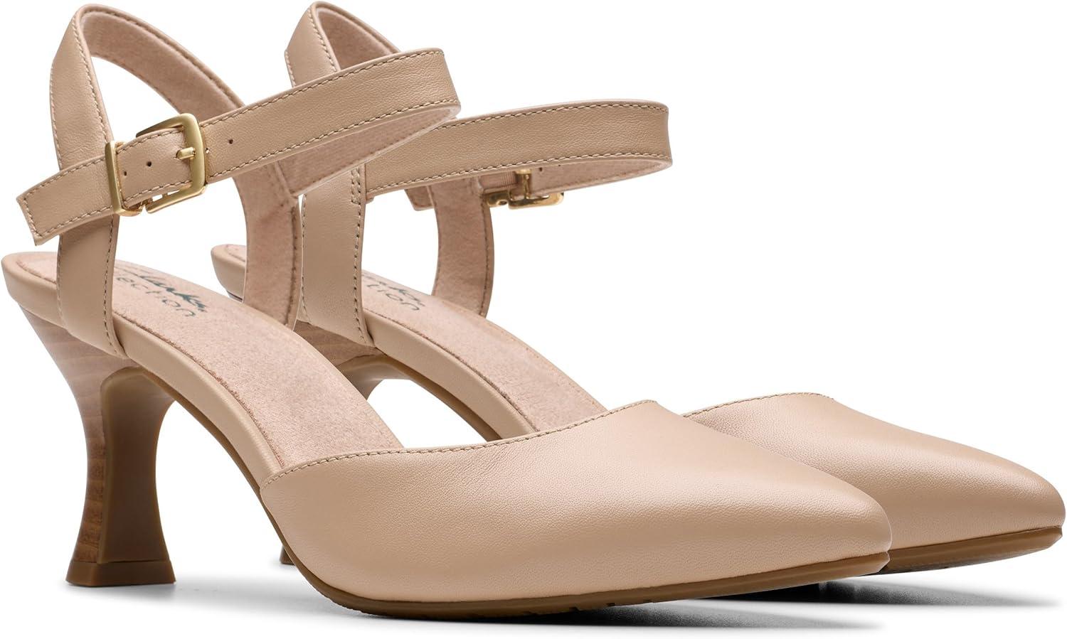 imageClarks Womens Kataleyna Cora PumpBeige Leather