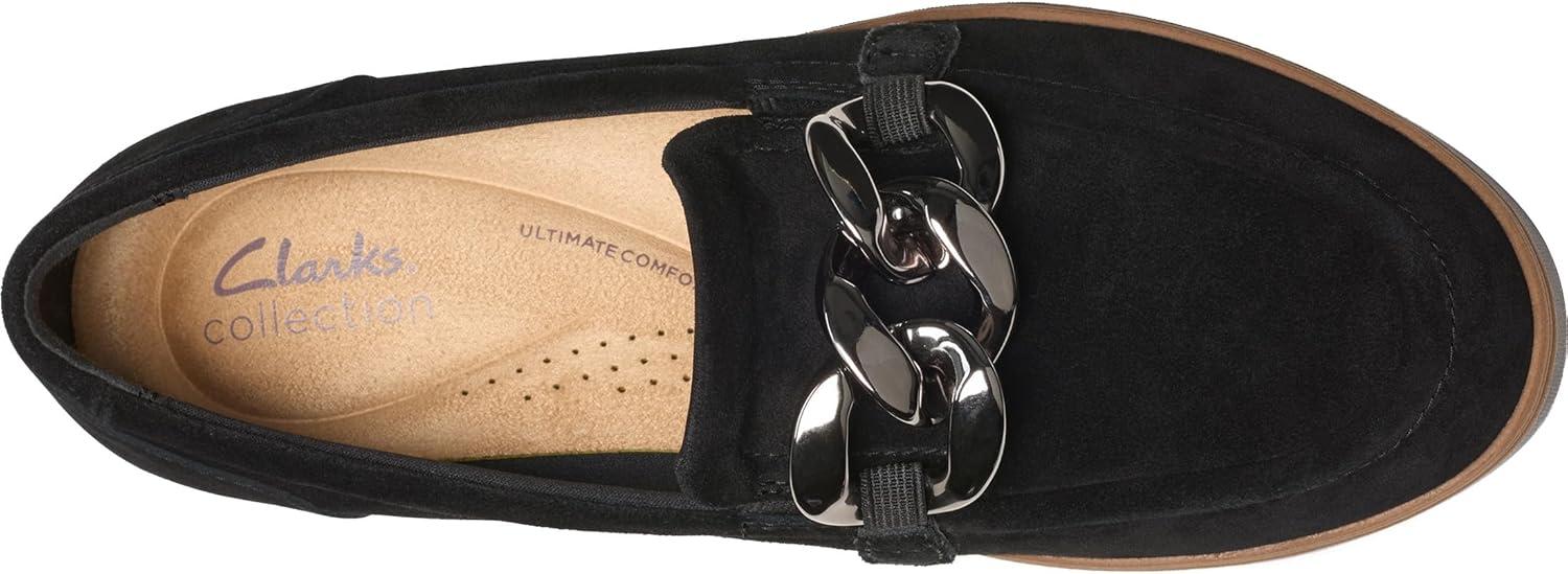 imageClarks Womens Zylah May LoaferBlack Suede