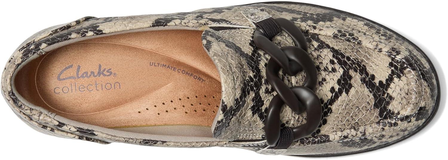 imageClarks Womens Zylah May LoaferSnake Print Synthetic