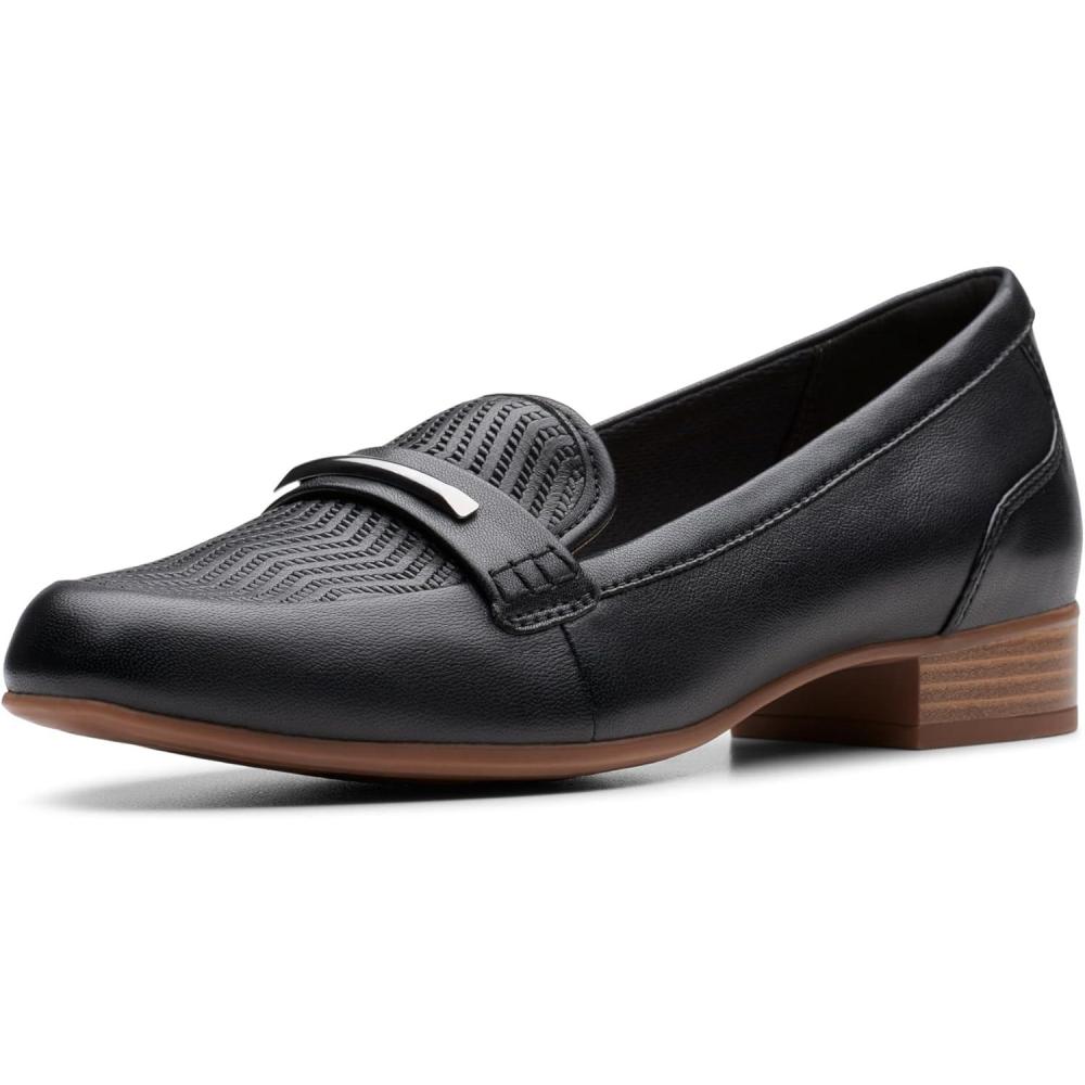 imageClarks Womens Juliet Aster LoafersBlack Leather