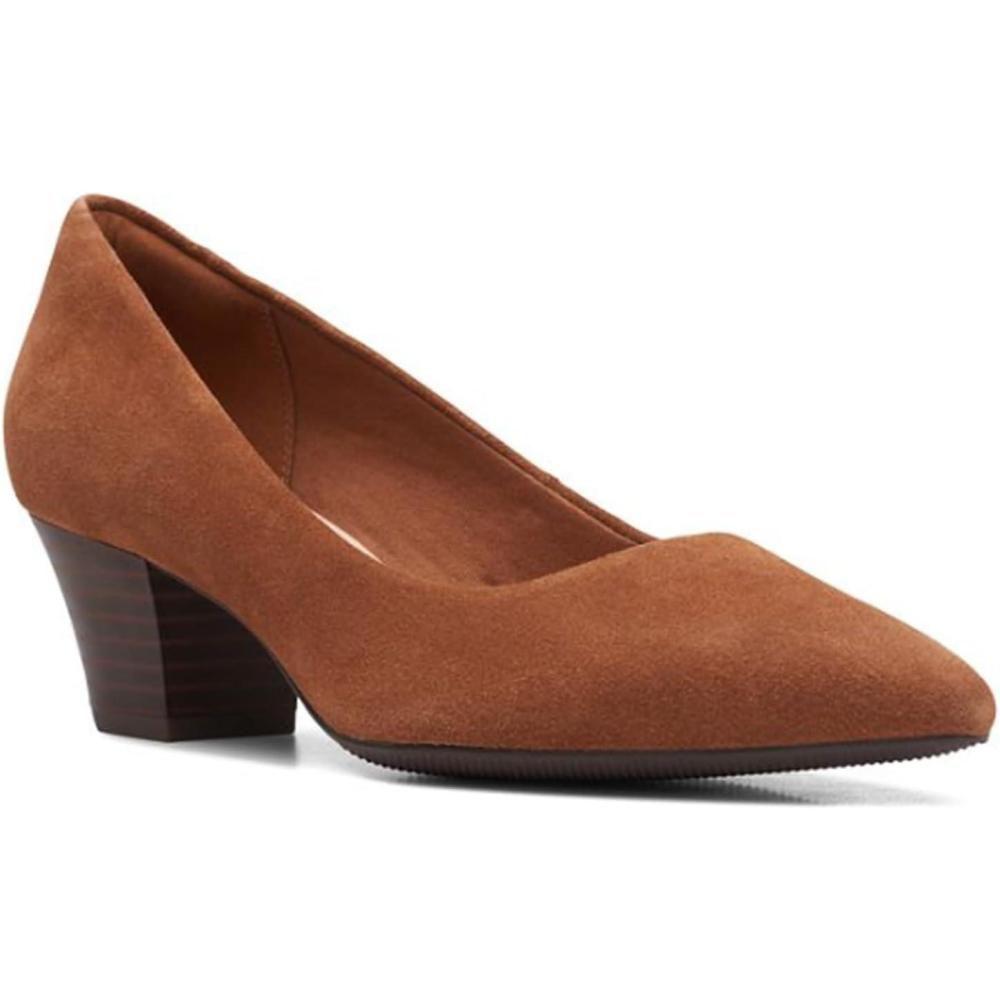imageClarks Womens Teresa StepDark Tan Suede