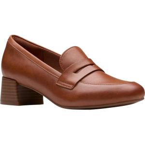 Clarks Womens Iridessa Sky(Dark Tan Leather)