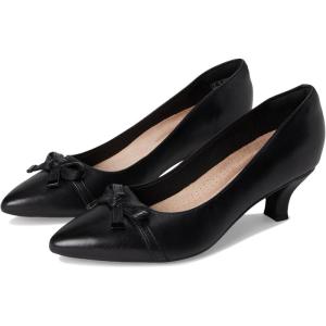 Clarks Womens Kepley Holly(Black Leather)