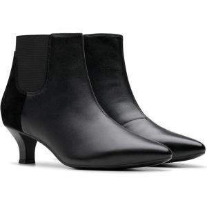 Clarks womens Kepley Erin(Black Leather)