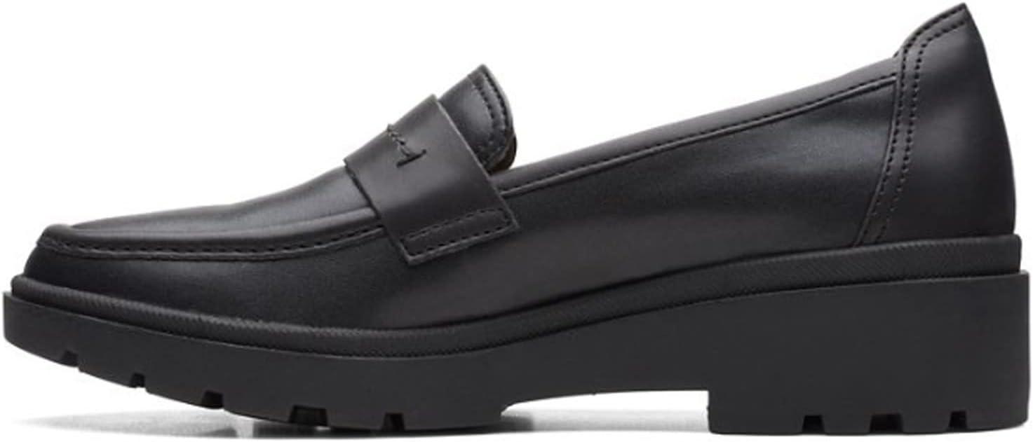 imageClarks Womens Calla Ease LoafersBlack Leather