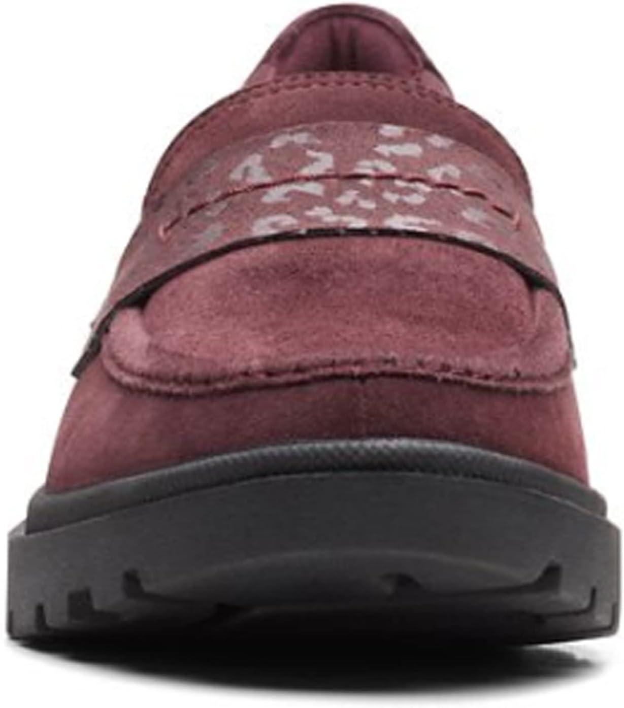 imageClarks Womens Calla Ease LoafersBurgundy Suede