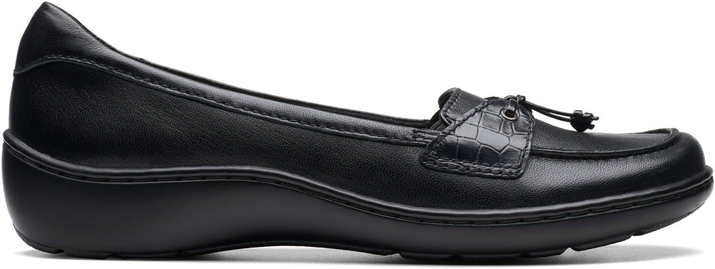 imageClarks Womens Cora Haley LoafersBlack Leather