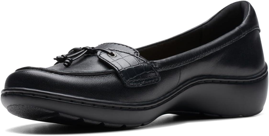 imageClarks Womens Cora Haley LoafersBlack Leather