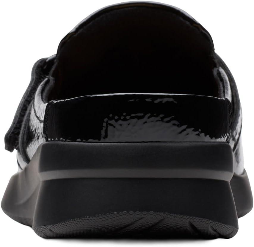 imageClarks Womens Ellowyn AmeliaBlack Crinkle Patent Synthetic