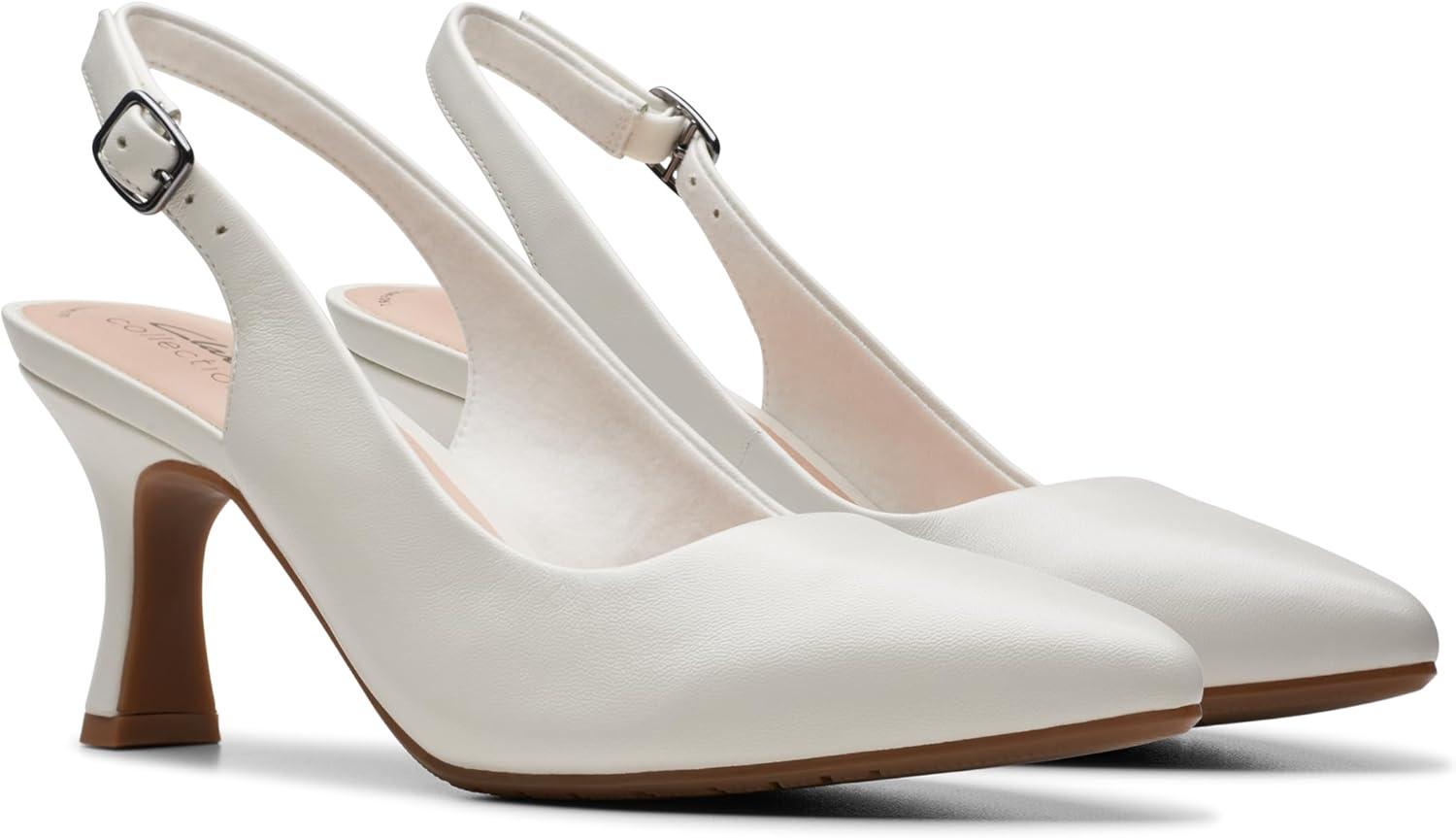 imageClarks Womens Kataleyna StepOff White Leather