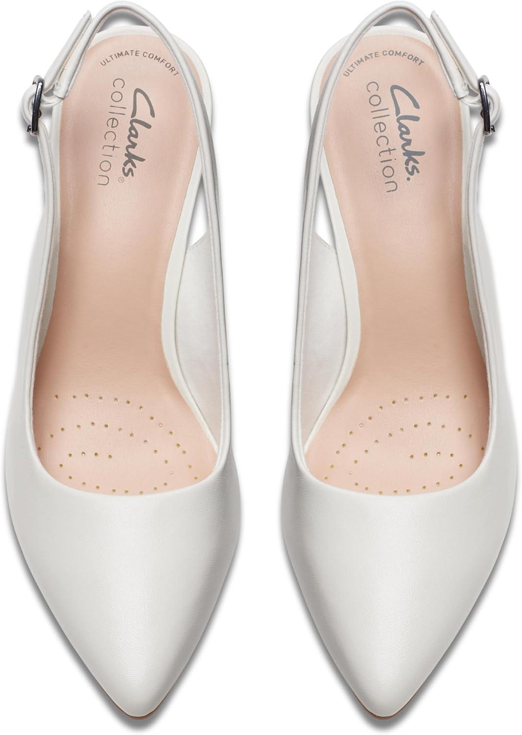 imageClarks Womens Kataleyna StepOff White Leather