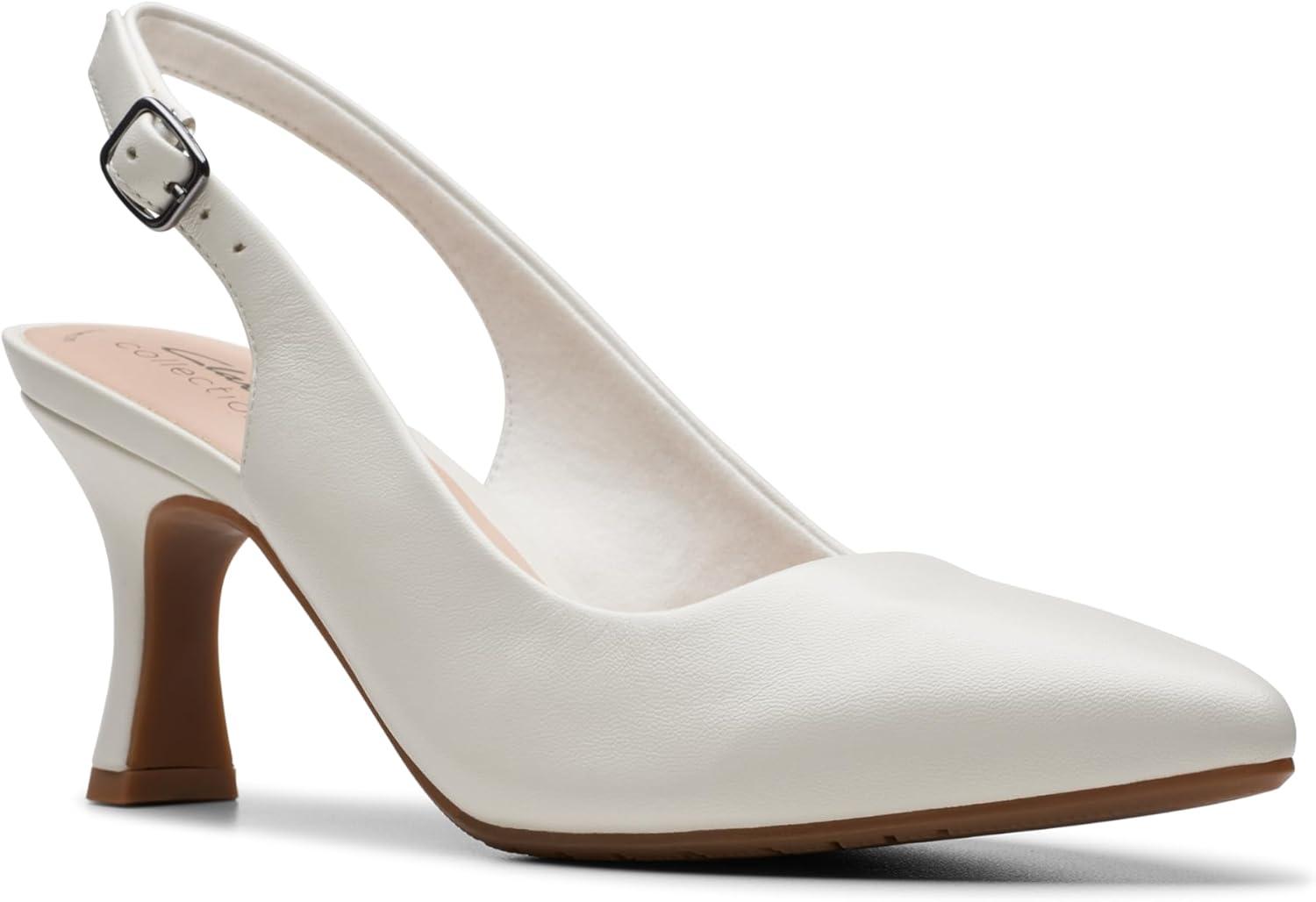 imageClarks Womens Kataleyna StepOff White Leather