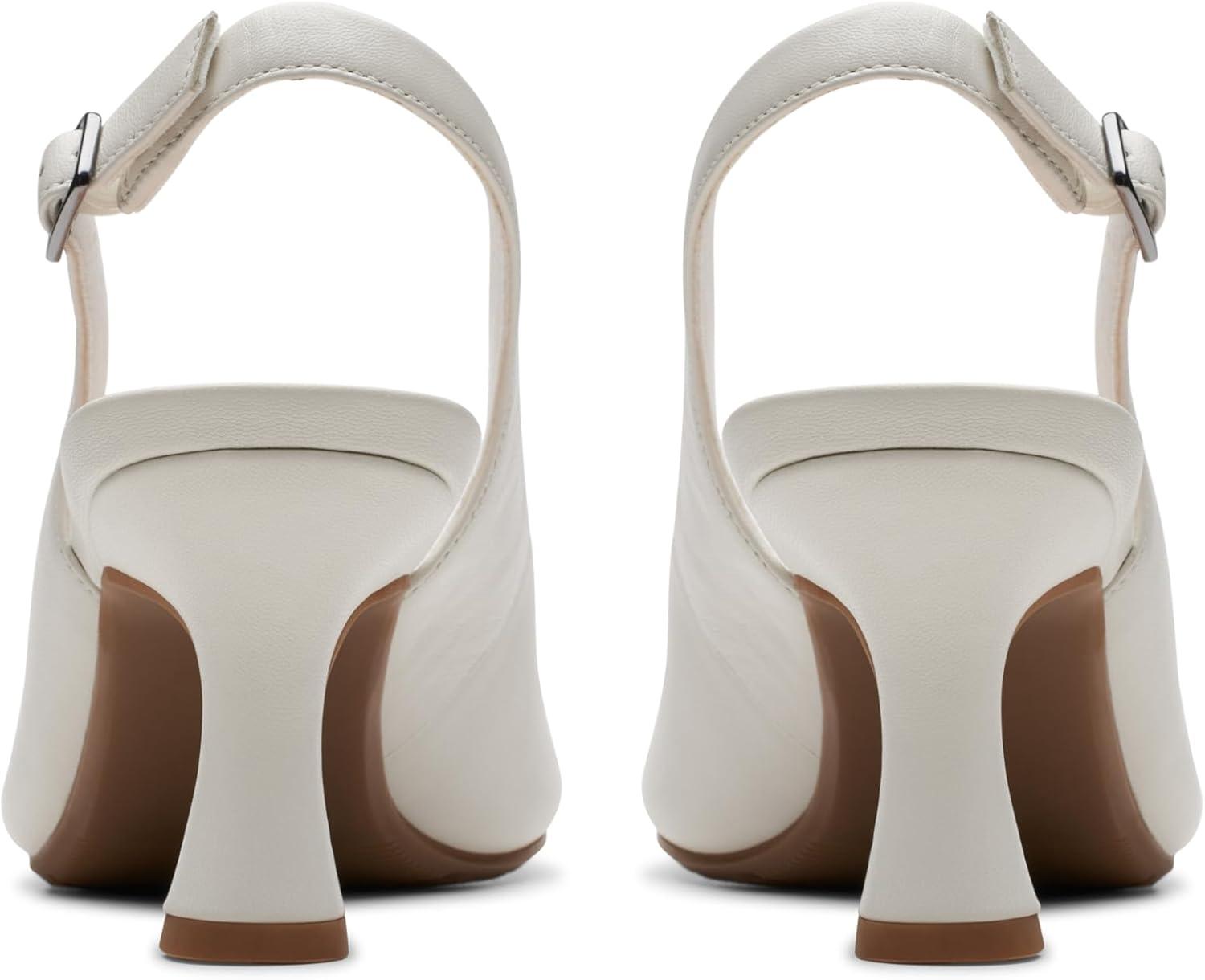 imageClarks Womens Kataleyna StepOff White Leather