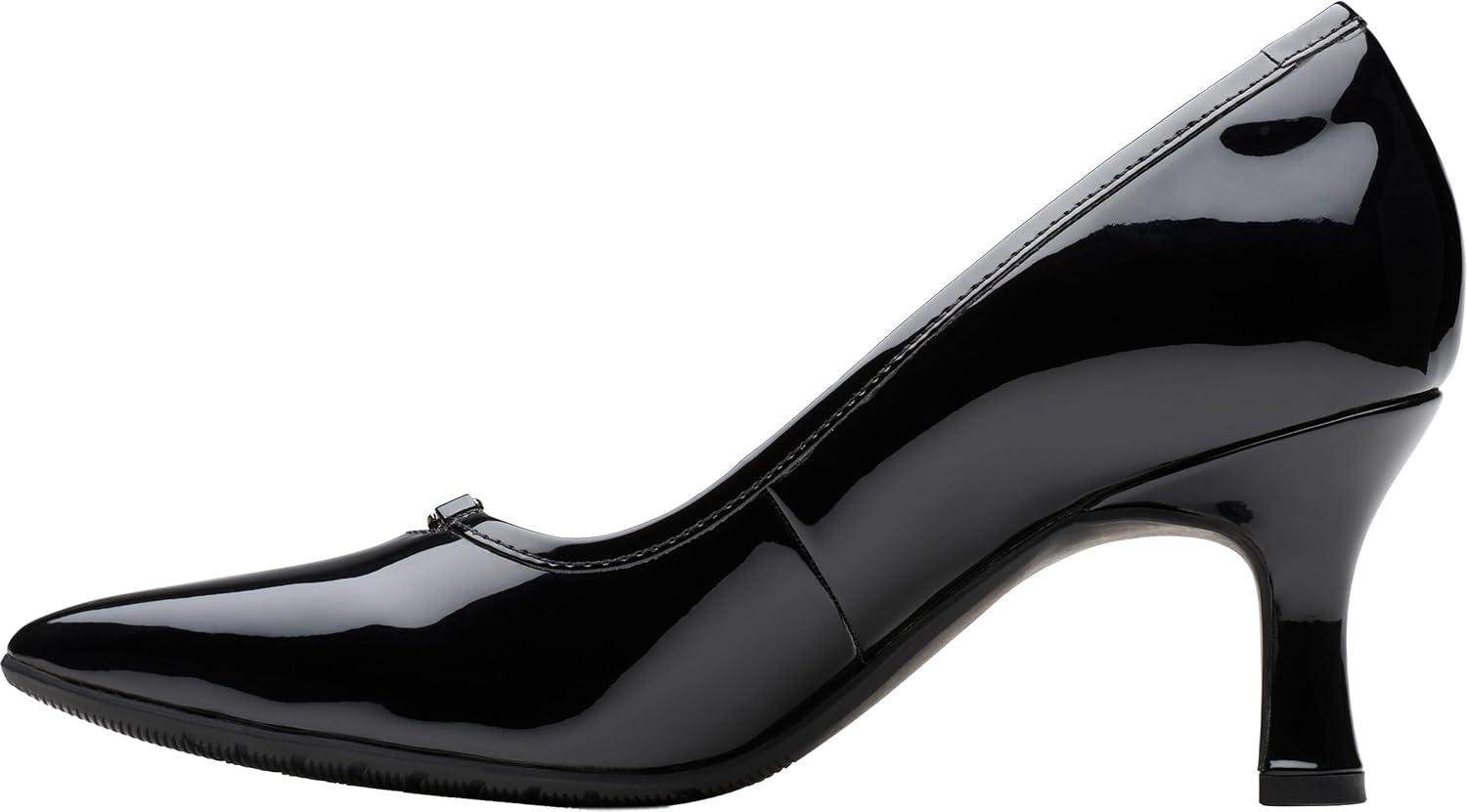 imageClarks Womens Kataleyna WestBlack Patent Synthetic