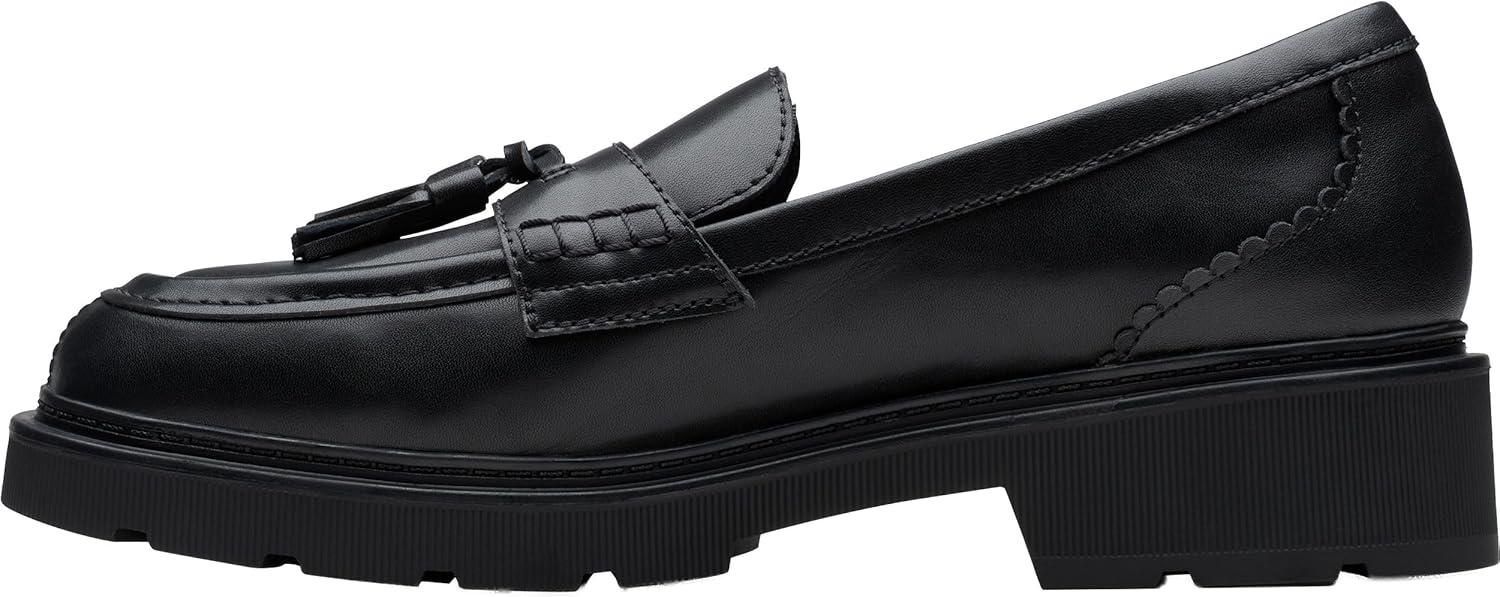 imageClarks Womens Lauryl TasselBlack Leather