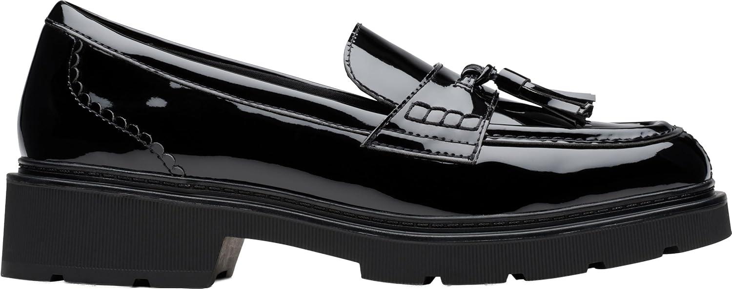 imageClarks Womens Lauryl TasselBlack Patent