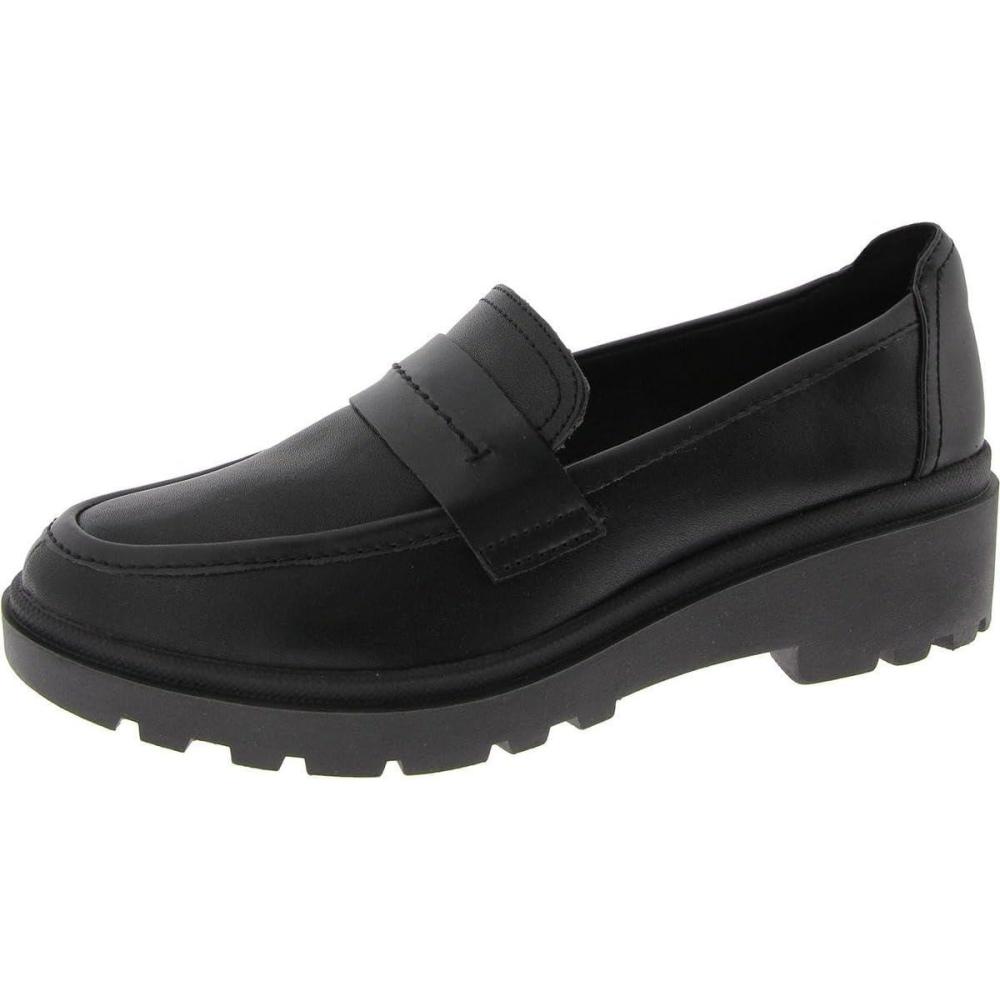imageClarks Womens Calla Ease LoafersBlack Leather