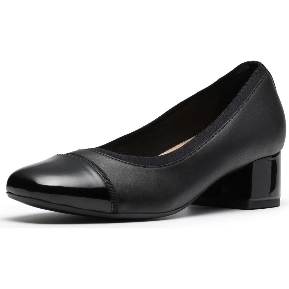 imageClarks Womens Marilyn DayBlack Leather