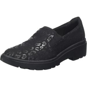 Clarks Women’s Calla Ease Loafers(Black Textile)