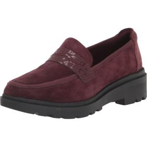 Clarks Women’s Calla Ease Loafers(Burgundy Suede)